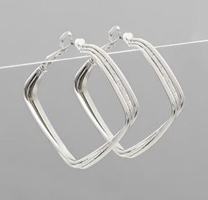 3-Row Square Hoops