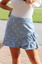 Load image into Gallery viewer, &quot;Oh Say Can You See&quot; Denim Skirt
