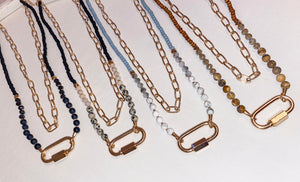 2 Piece Chain Necklace Set